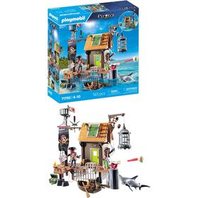 Port de Pirates PLAYMOBIL avec Repaires, Prisons et Canon - Aventure Épique - Neuf