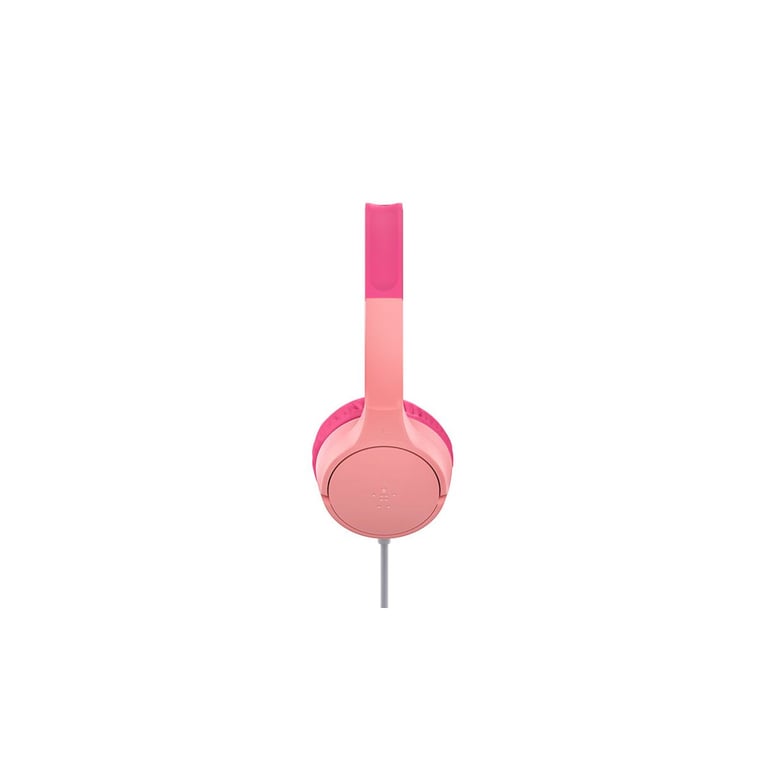 BELKIN SoundForm Mini Wired On-Ear Headphones USB-C & 3.5mm Pink - Neuf