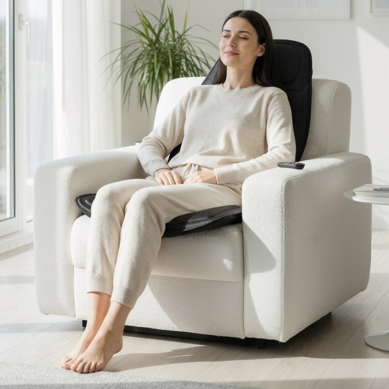 Siège de massage BODYLIFE 5 moteurs chauffant télécommande ergonomique - vue 3