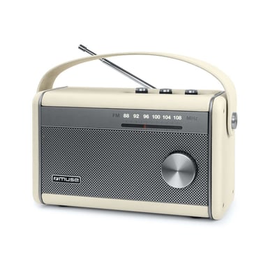 Muse FM portable M098SC design vintage tuner 88-108 MHz port USB prise casque autonomie 10 h - vue 3