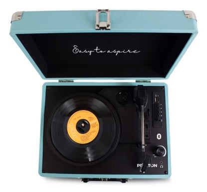 PRIXTON VC400 Tourne-disque à entraînement direct Bleu Manuel