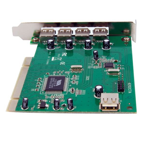 Carte adaptateur PCI vers 7 Ports USB 2.0 StarTech PCIUSB7 – Interne Externe - vue 4