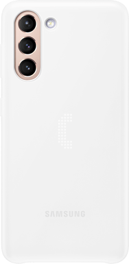 Custodia per Samsung Galaxy S21 con display a LED compatibile con la ricarica wireless