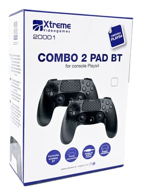 Xtreme 20001 mando y volante Negro Bluetooth Gamepad Analógico/Digital PlayStation 4
