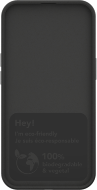 Coque pour iPhone 14 Natura Eco-conçue Noire Just Green