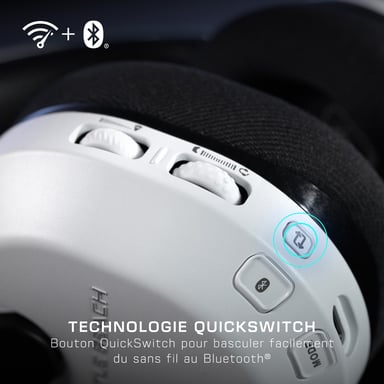 Turtle Beach Stealth 600 Console Blanc Casque Gaming sans Fil w/ 80hr Batterie, Écouteurs de 50mm et Bluetooth pour Xbox Series X ou S, PC et Mobile
