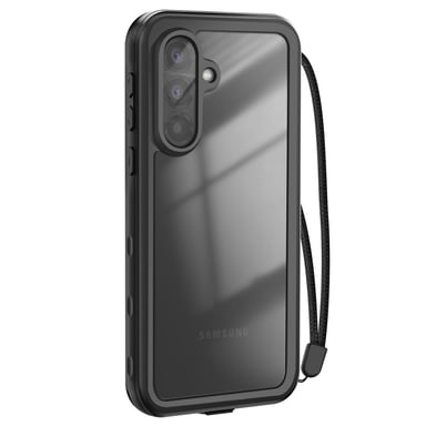 Coque Étanche pour Samsung Galaxy A56 IP68 Antichoc avec Dragonne Intégré Noir