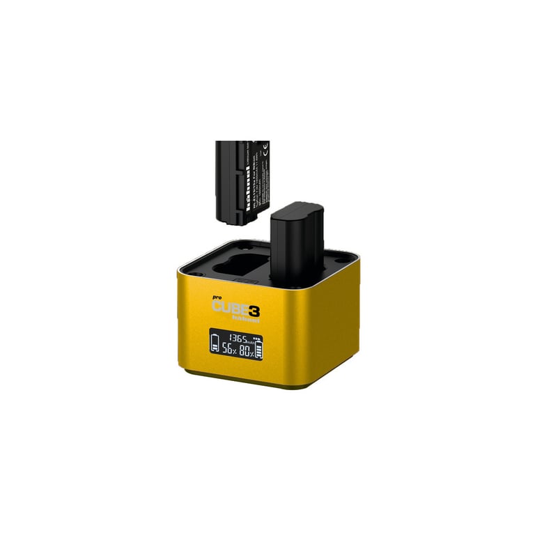 Chargeur Double Hähnel ProCube3 – Compatible Nikon EN-EL14/EN-EL15c/EN-EL25