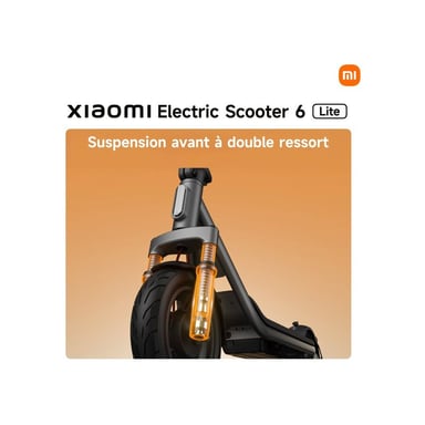 Monopattino elettrico 6 Lite 25 km/h, 300 W, 216 Wh, nero