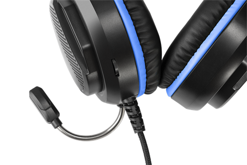 Deltaco Gaming - Cuffie da gioco stereo per PS5, altoparlanti stereo da 40 mm, microfono flessibile