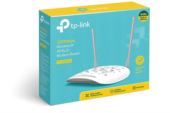 TP-Link TD-W8961N Router wireless Fast Ethernet a banda singola (2,4 GHz) grigio, bianco