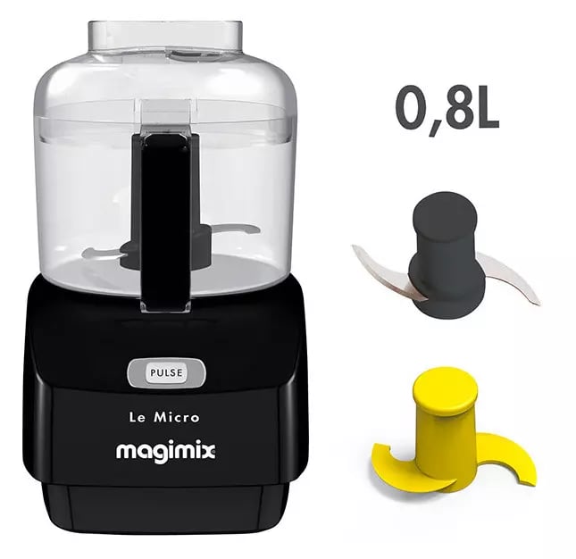 Mini Hachoir MAGIMIX 18113F – 0.8L, 290W, Noir - vue 8