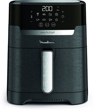 Moulinex EZ505810 freidora Única 4,2 L Autónoma 1550 W Freidora de aire caliente Negra