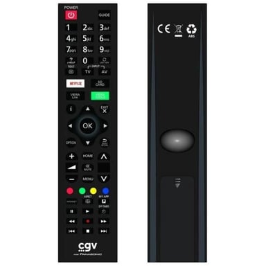 Telecomando di ricambio - CGV - FIDELIO Panasonic - Per televisori Panasonic - Senza programmazione - Pronto all'uso