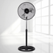 Montreal - Ventilador de pedestal Ufesa, negro