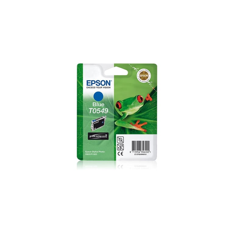 Epson T0549 13 ml originale emballage coque avec alarme radioélectrique/ acoustique cartouche d'encre pour Stylus Photo R1800 R800 - vue 2