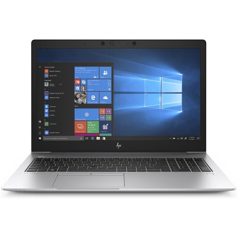 HP Elitebook Core i5 (2019) 15.6 , 16 Go Ram 1.60 Ghz Intel UHD Graphics 620 Windows 11, Argent - Azerty - Bon État