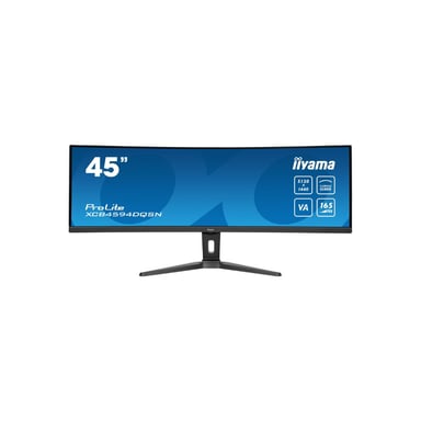 IIYAMA 44,5'' nero VA 32:9 curvo 0,8ms 5120x1440 165Hz 450cd/m2 1xDP 2xHDMI 1xUSB-C 3xUSB HUB(3.2) com KVM Docking USB-C integrato 13cm di altezza supporto regolabile