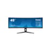 IIYAMA 44,5'' nero VA 32:9 curvo 0,8ms 5120x1440 165Hz 450cd/m2 1xDP 2xHDMI 1xUSB-C 3xUSB HUB(3.2) com KVM Docking USB-C integrato 13cm di altezza supporto regolabile