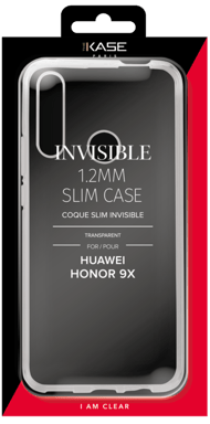 Custodia sottile invisibile per Huawei Honor 9X 1,2 mm, trasparente