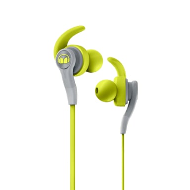 Monster iSport Cuffie cablate chiamata/musica verde