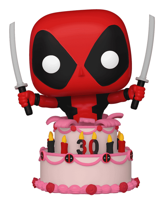 Figurine Funko Pop! Marvel : Deadpool in Cake ? Tete oscillante 776 Neuf - vue 2