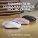 Logitech MX Anywhere 3S Ratón inalámbrico Bluetooth rosa