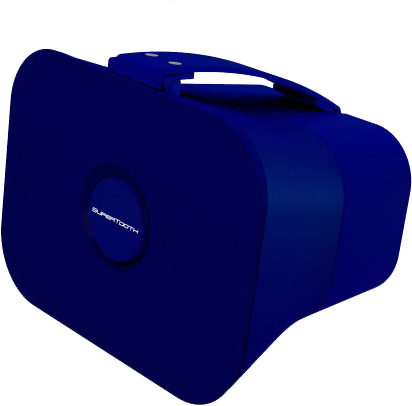 Enceinte stéréo Bluetooth Supertooth D4 Bleue