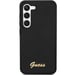 Étui Guess en silicone Vintage Gold Logo pour Samsung S23