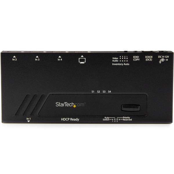 StarTech.com VS421HD4KA commutateur vidéo HDMI - Neuf