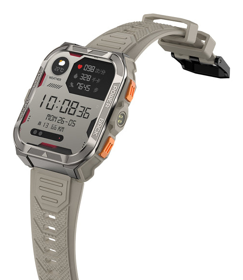 Blackview W80 Pro Montre connectée GPS avec écran de 1 91 pouce batterie de 900 mAh et lampe torche LED intégrée pour les sports de plein air - vue 4