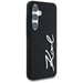 Étui Karl Lagerfeld Silicone Metal Signature pour Samsung Galaxy S25, noir