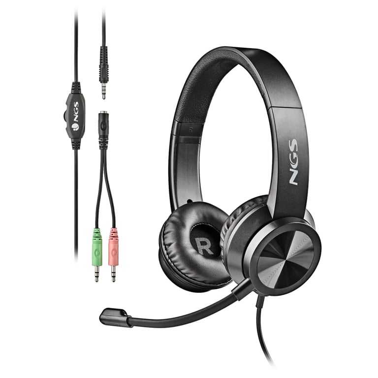 Casque NGS MSX 11 PRO – Supra-Auriculaire avec Microphone Ajustable, 20 Hz