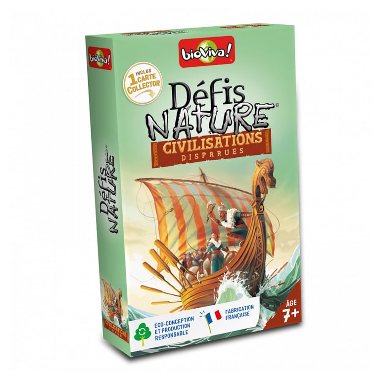 Bioviva Défis Nature Civilisations disparues Jeu de bataille - vue 3