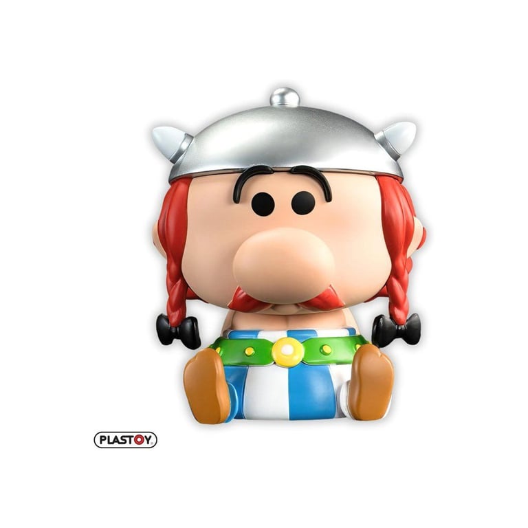 Plastoy Tirelire Asterix Chibi Obélix - vue 4