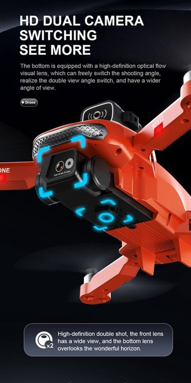 Lipa KF 613 Quadcopter Drone Mini Drone Drone avec Double Caméra Drones Pour Enfants et Adultes 40 Minutes de Vol Neuf - vue 2