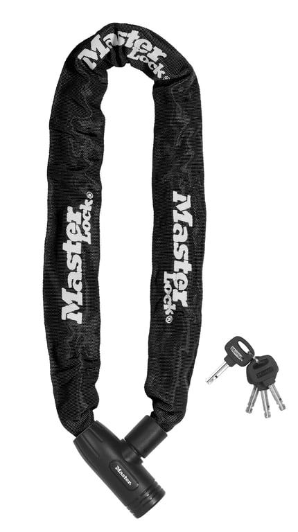 Chaîne Antivol Vélo MASTER LOCK 90 cm de longueur Acier cémenté résistant à la coupe et au sciage - vue 2