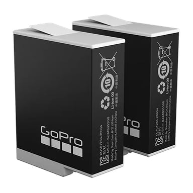 Batterie caméra Gopro Enduro x 2 pour Hero10/ Hero11/ Hero12