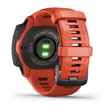 Garmin Instinct Solar MIP 45 mm Digital 128 x 128 Pixeles Rojo GPS (satélite)