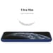 Coque pour Apple iPhone 11 PRO en CANDY BLEU FONCÉ Housse de protection Étui en silicone TPU flexible