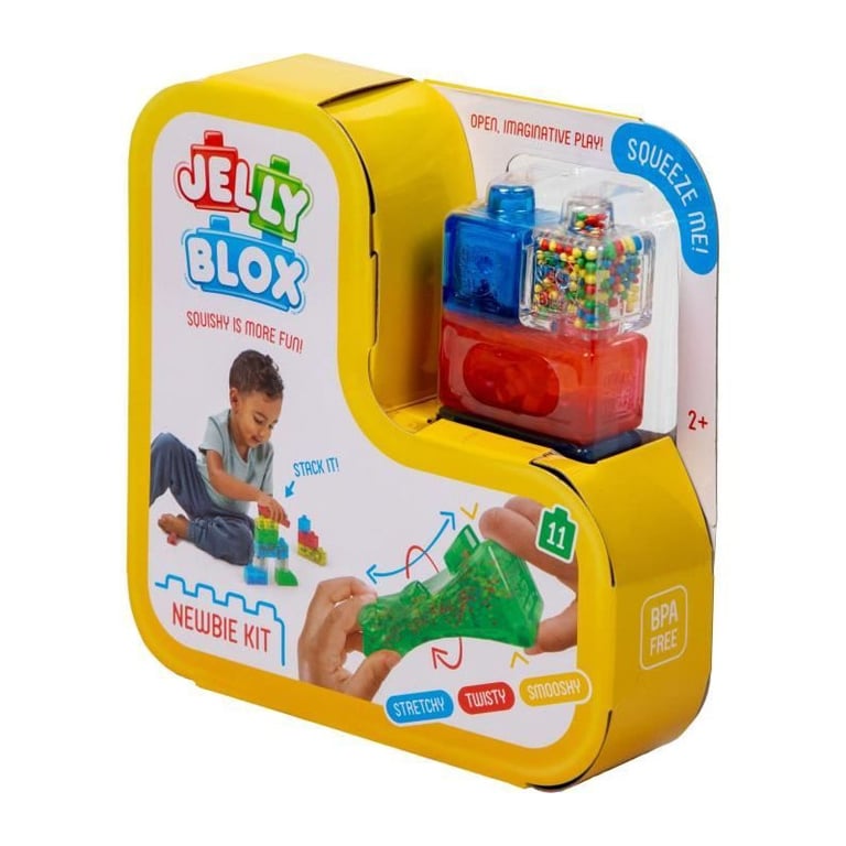 Jeu de construction - GOLIATH - Jelly Blox Newbie Kit - Blocs souples et tactiles des 2 ans - Neuf