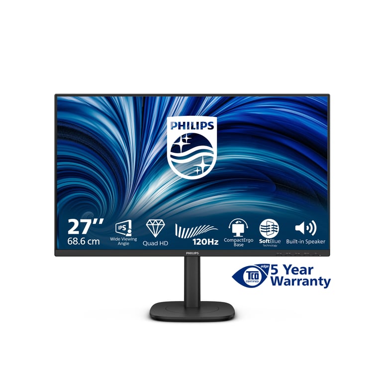 Philips 27B2N3500J00 écran plat de PC 68 6 cm 27 2560 x 1440 pixels 2K LCD Neuf