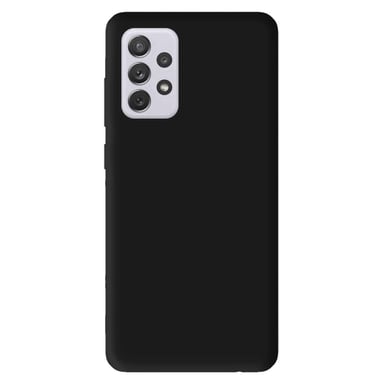 Coque silicone unie Mat Noir compatible Samsung Galaxy A52
