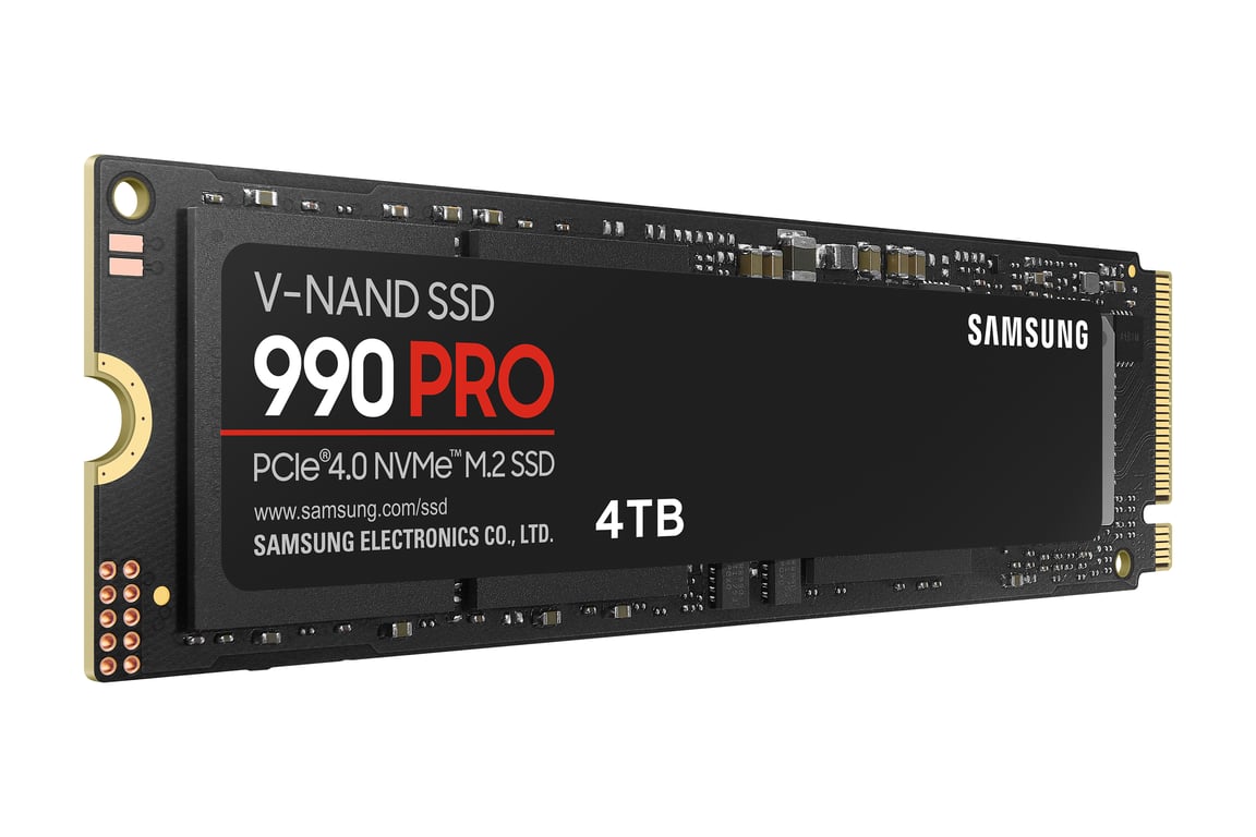 Samsung SSD 990 PRO .2 PCIe NVMe 4 To - vue 6