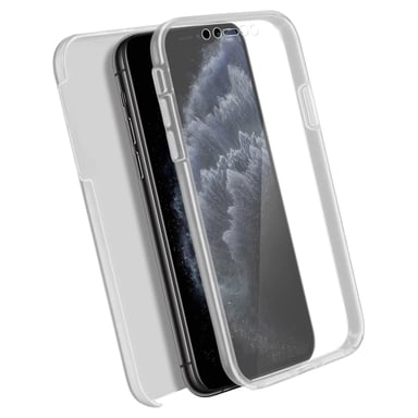 Coque iPhone 11 Pro Max Arrière Rigide Intégral Avant Souple Transparent