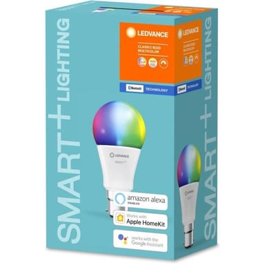 LEDVANCE Bluetooth Smart+ Lampadina STANDARD FLOW 60W B22 COLORE CAMBIANTE