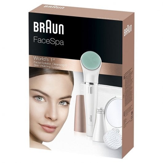 Epilateur et brosse nettoyante visage Braun FaceSpa - vue 3
