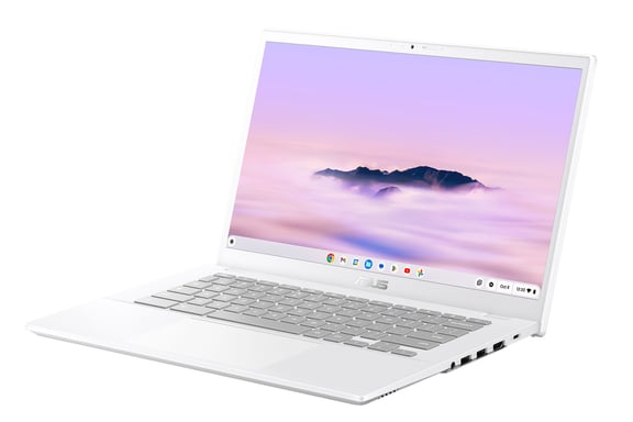 Chromebook Plus CX, Intel Core i3-1215U, 128 Go, 8 Go, Blanc - AZERTY