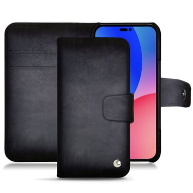 Housse cuir Apple iPhone 14 Pro Max -  - Gris - Cuir patine