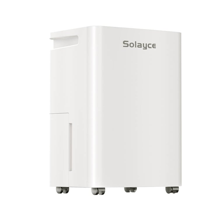 Solayce Pd12R-02Ee – Déshumidificateur 3,2?L – 35?Db – Panneau De Contrôle Tactile Intelligent – Minuterie – Mode Drainage Continu/Manuel – Pour Pièces Jusqu'À 40?M² - Bon État